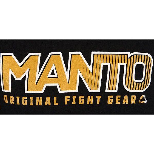 画像2: MANTO フードパーカー LOGO TYPE 黒 (2)