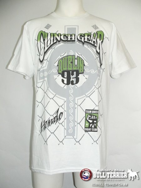 画像1: CLINCH GEAR Tシャツ Hendo Dublin93 白 (1)