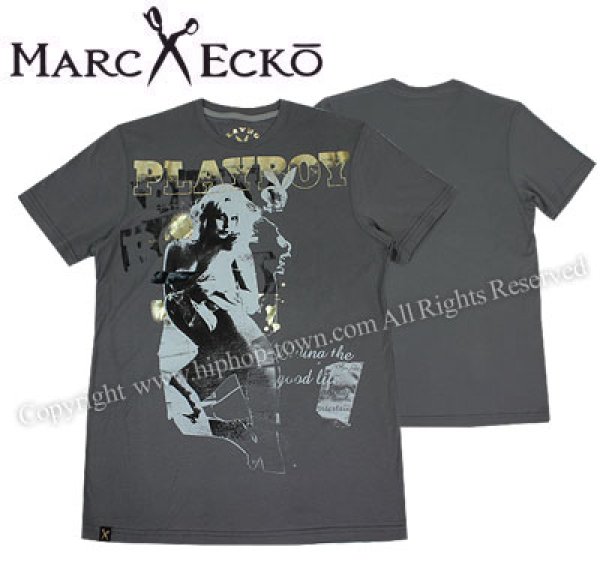 画像1: MARC　ECKO　PLAY BOY　Tシャツ　YOU GO　FIRST　グレー (1)