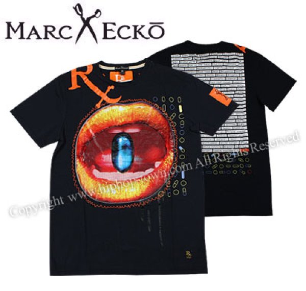 画像1: MARC ECKO RX Tシャツ TAKE ONE A DAY 紺 (1)