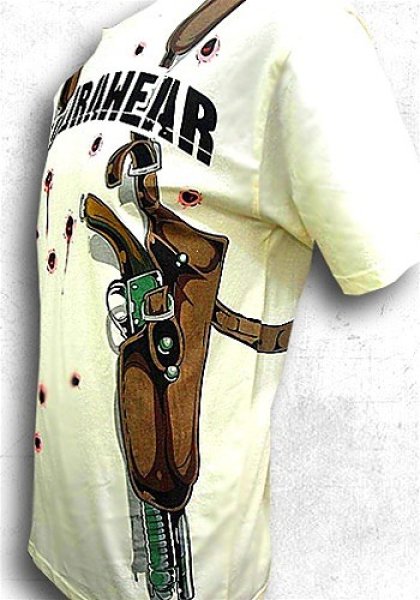 画像3: Kimurawear Tシャツ 21Gun Salute クリーム (3)