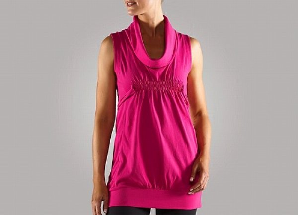 画像1: Les Mills タンクトップ Cowl Neck Lady's 紫 (1)