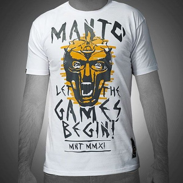 画像1: MANTO　Tシャツ　GLADIATOR　白 (1)