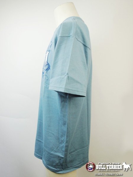 画像3: 【B品】nogi　Tシャツ　Vines　水色 (3)