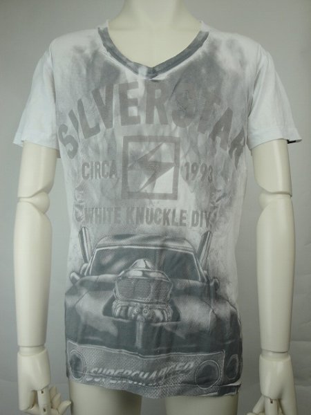 画像1: Silver Star　Tシャツ Positive Tention 白 (1)