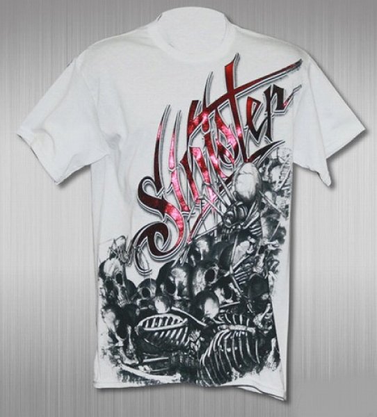 画像1: Sinister　Tシャツ　Toxin Graveyard 白 (1)