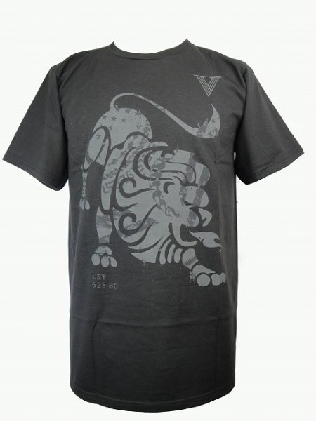 画像1: VXRSI　Tシャツ　Beast　チャコール (1)