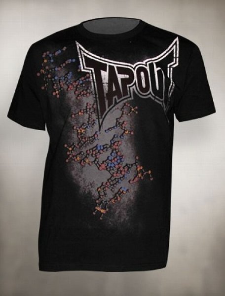 画像1: TAPOUT　Tシャツ　DNA　黒 (1)