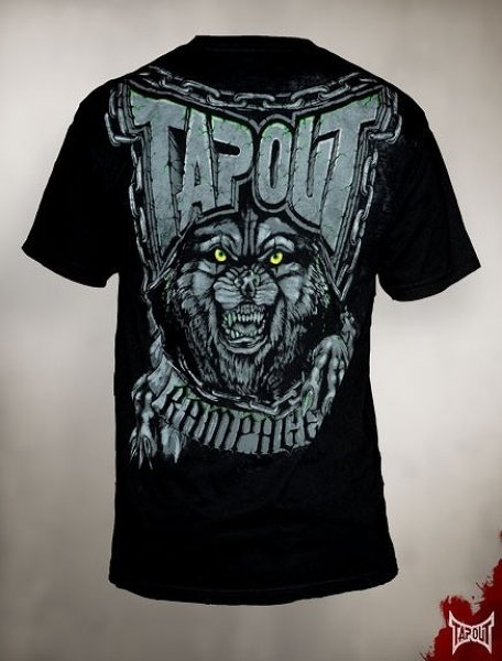 画像1: TAPOUT　Tシャツ　Rampage Howling　黒　US (1)