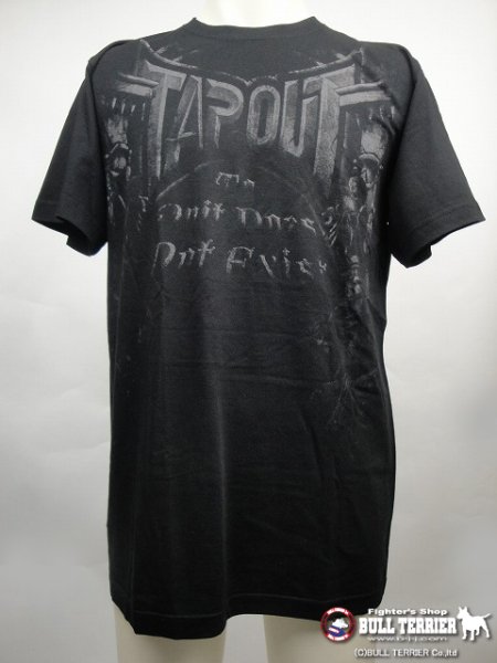 画像1: TAPOUT　Tシャツ CATHERDRAL　黒 (1)