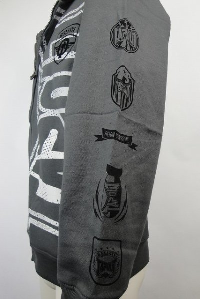 画像3: TAPOUT キッズボーイズ ジップパーカー Invert グレー (3)