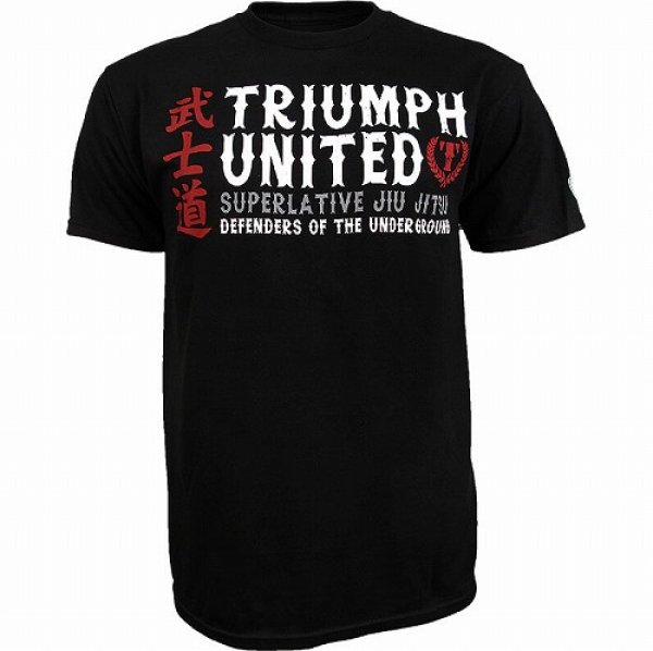 画像1: Triumph United　Tシャツ　Bushido　黒 (1)