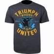 画像1: Triumph United　Tシャツ　BOLTS AS チャコール (1)