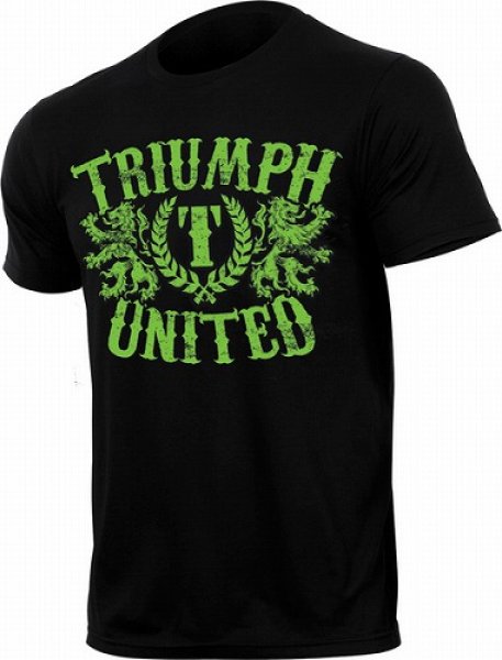 画像1: Triumph United　Tシャツ　DW　黒 (1)