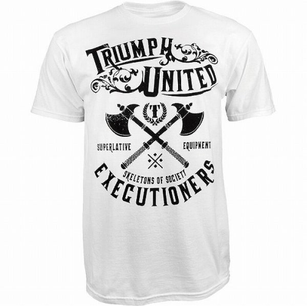 画像1: Triumph United　Tシャツ　Executioner　白 (1)