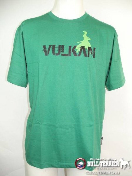 画像1: VULKAN　Tシャツ　SAMURAI　緑 (1)