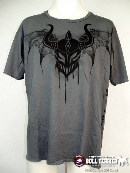 画像1: Warrior Wear Tシャツ BatWing Destruction グレー US (1)