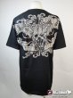 画像2: Warrior Wear Tシャツ Skull Stack 黒 USサイズ (2)