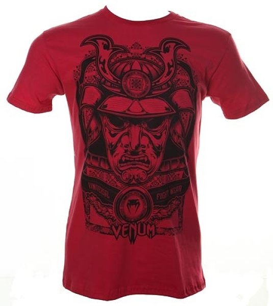 画像1: VENUM　Tシャツ　Samurai　Mask　赤 (1)