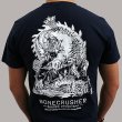 画像2: Scramble Tシャツ　Bonecrusher V.3 紺 (2)