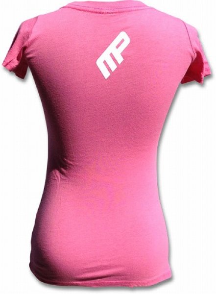画像2: Muscle Pharm レディースTシャツ Scoop ピンク (2)