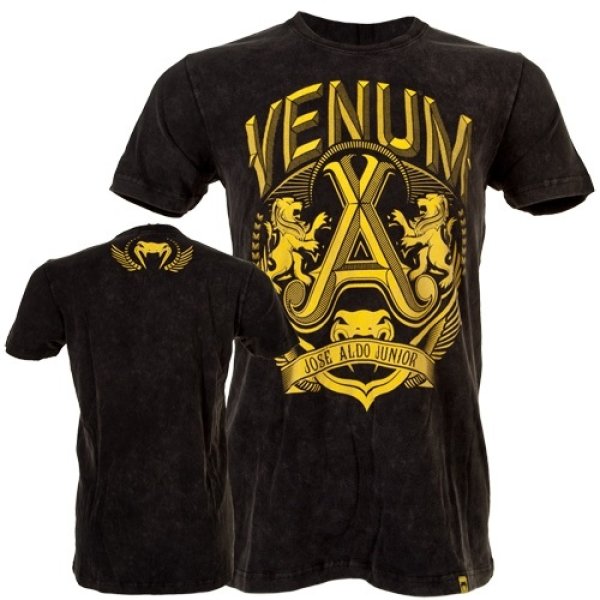 画像2: VENUM Tシャツ ジョゼ・アルド Lion 黒/黄 (2)