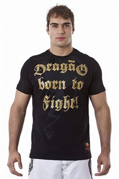 画像1: DRAGAO　Tシャツ　Born To Fight 黒 (1)