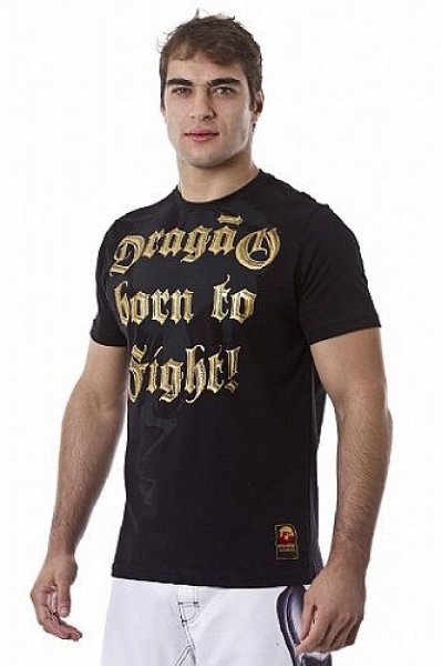画像2: DRAGAO Tシャツ Born To Fight 黒 (2)