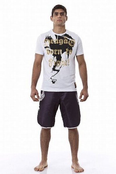 画像3: 【B品】DRAGAO Tシャツ Born To Fight 白 (3)