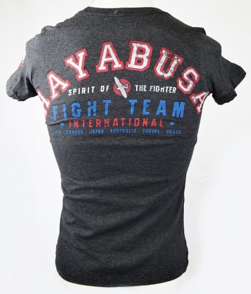 画像2: Hayabusa レディースTシャツ International Fight Team ダークグレー (2)