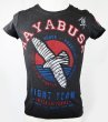 画像1: Hayabusa　レディースTシャツ　International　Fight Team　ダークグレー (1)