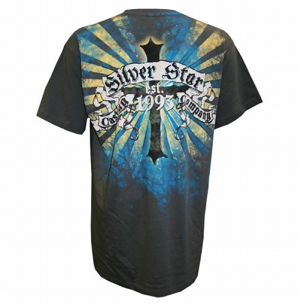 画像2: Silver Star Tシャツ Fallen Angel チャコール (2)