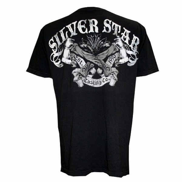 画像2: Silver Star Tシャツ Battle 黒 (2)