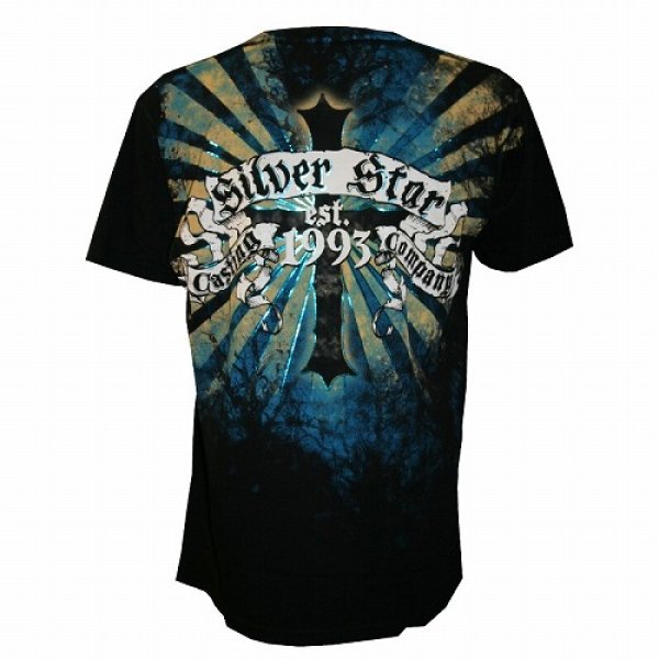 画像2: Silver Star Tシャツ Fallen Angel 黒 (2)