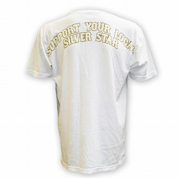 画像2: 【B品】Silver Star Tシャツ Support 白 (2)