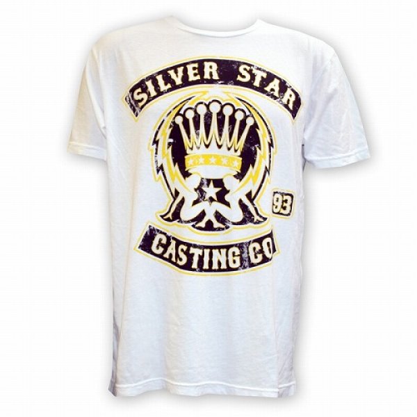 画像1: Silver Star　Tシャツ　Support 白 (1)