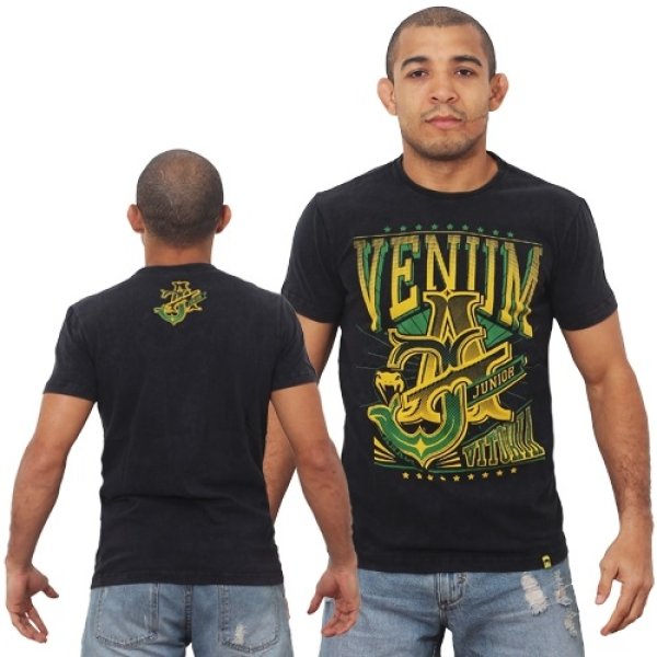 画像1: VENUM Tシャツ ジョゼ・アルド　Vitoria　黒/緑 (1)