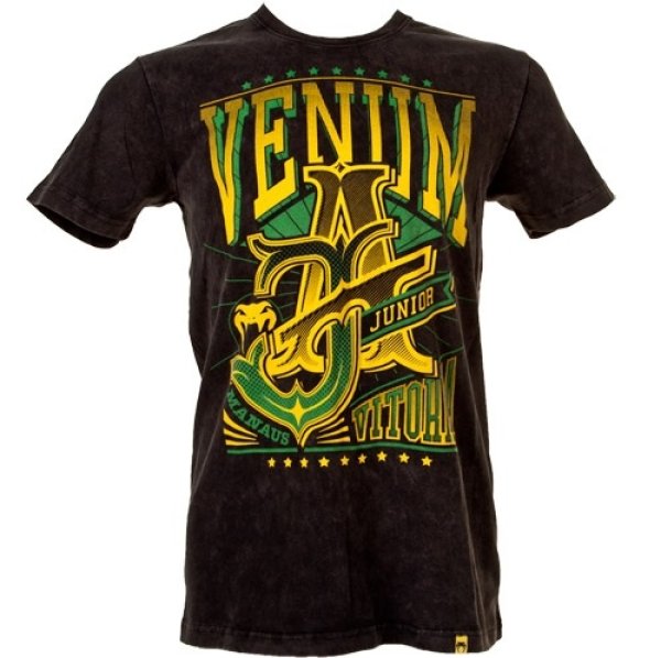 画像2: VENUM Tシャツ ジョゼ・アルド Vitoria 黒/緑 (2)