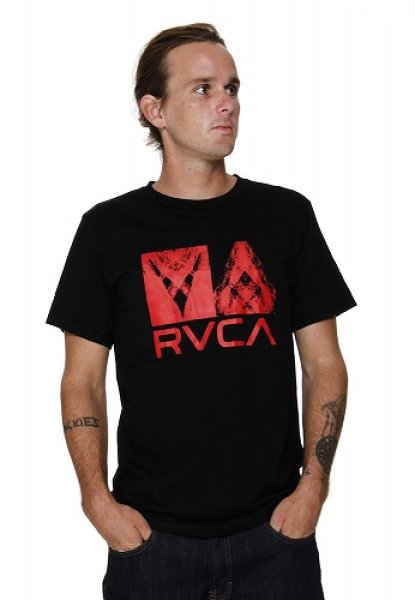 画像1: RVCA Tシャツ　Groller　黒 (1)
