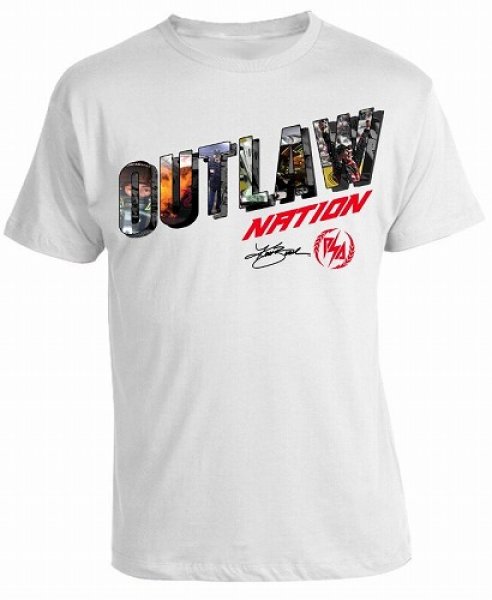 画像1: Panic Switch　Tシャツ　KB The Outlaw　Nation　白 (1)