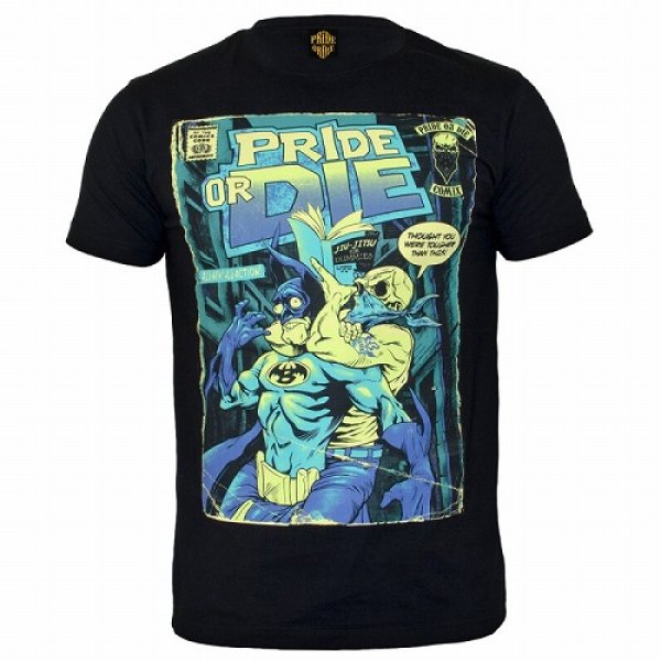 画像1: PRiDEorDiE Tシャツ CoMiX 黒 (1)