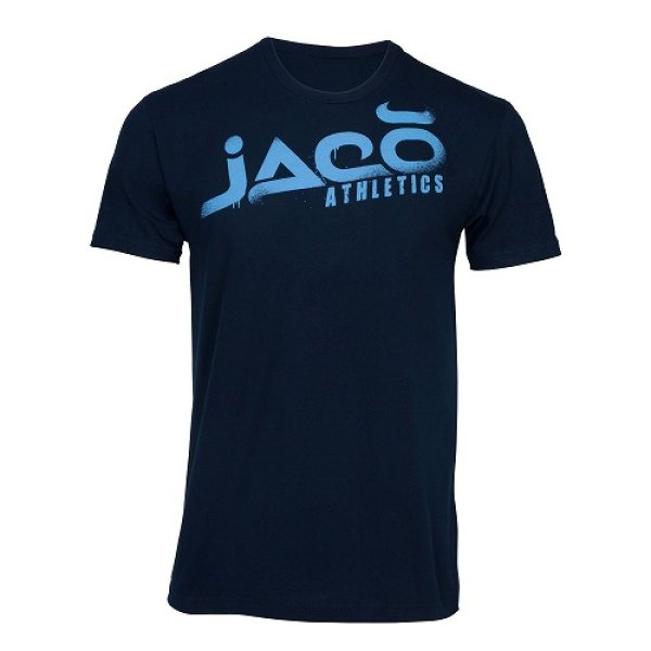 画像1: JACO　Tシャツ　Overspray 紺 (1)