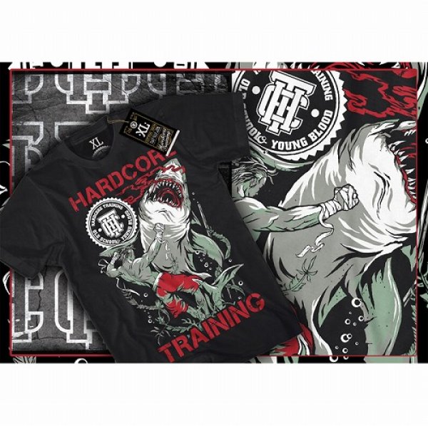 画像3: HCT Tシャツ Shark 黒 (3)
