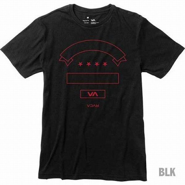 画像1: RVCA Tシャツ　NO STRUGGLE 黒 (1)