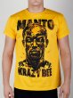 画像1: MANTO×KRAZY BEE　Tシャツ biaty　黄 (1)