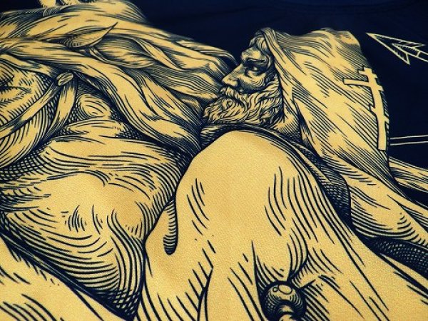 画像3: Jitsu ラッシュガード Peresvet 長袖 黒/黄 (3)