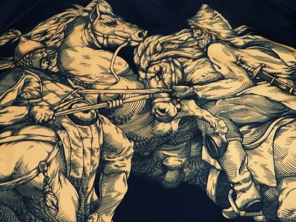 画像4: Jitsu ラッシュガード Peresvet 長袖 黒/黄 (4)