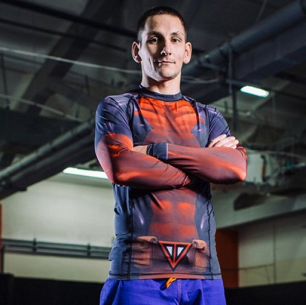 画像4: Jitsu ラッシュガード Deadguard 長袖 黒 (4)