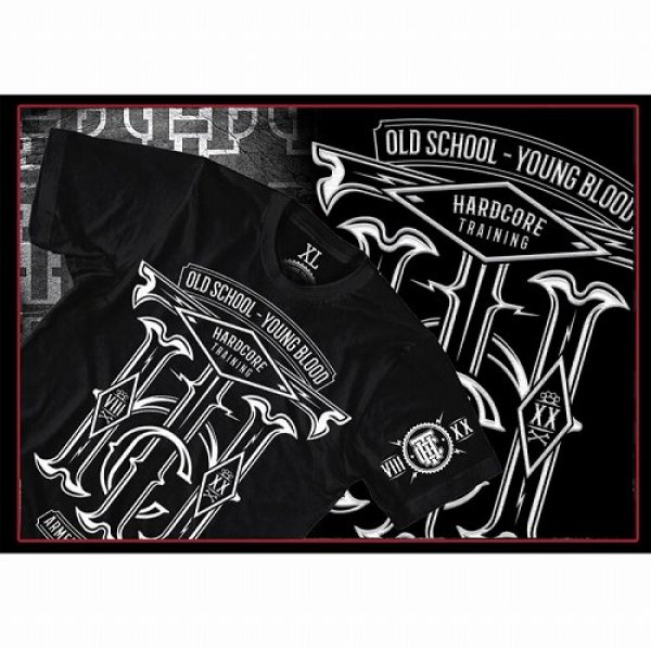 画像3: HCT Tシャツ Retro Sign 1.0 黒 (3)