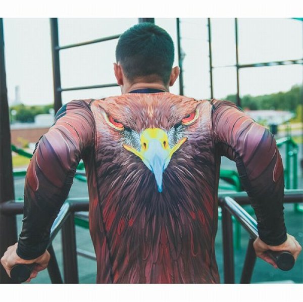 画像4: Jitsu ラッシュガード Berkut 長袖 黒 (4)